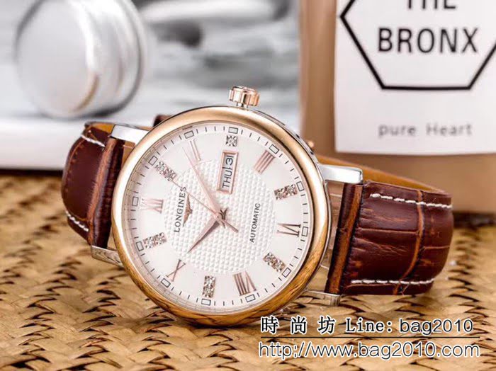 LONGINES浪琴 經典大三針 全自動機械 精品男士腕表 WSS2304